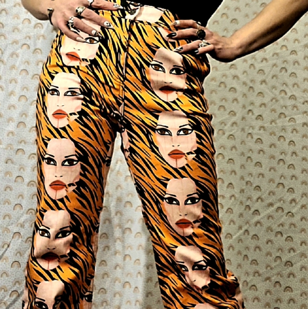 2019 Dearly Beloved Collection Patrick Church High Waisted Flare Leg Size 30 - Picture 16 of 16